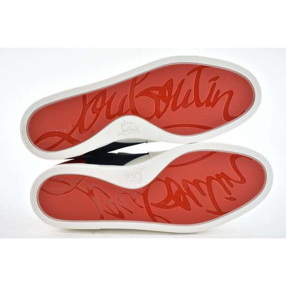 Christian Louboutin Elastikid Spikes Donna Flat Lace Up Tie Low Top Sneaker 40.5 - Picture 7 of 9